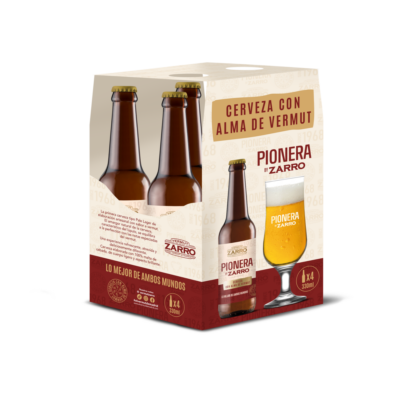 Fourpack Cerveza Pionera