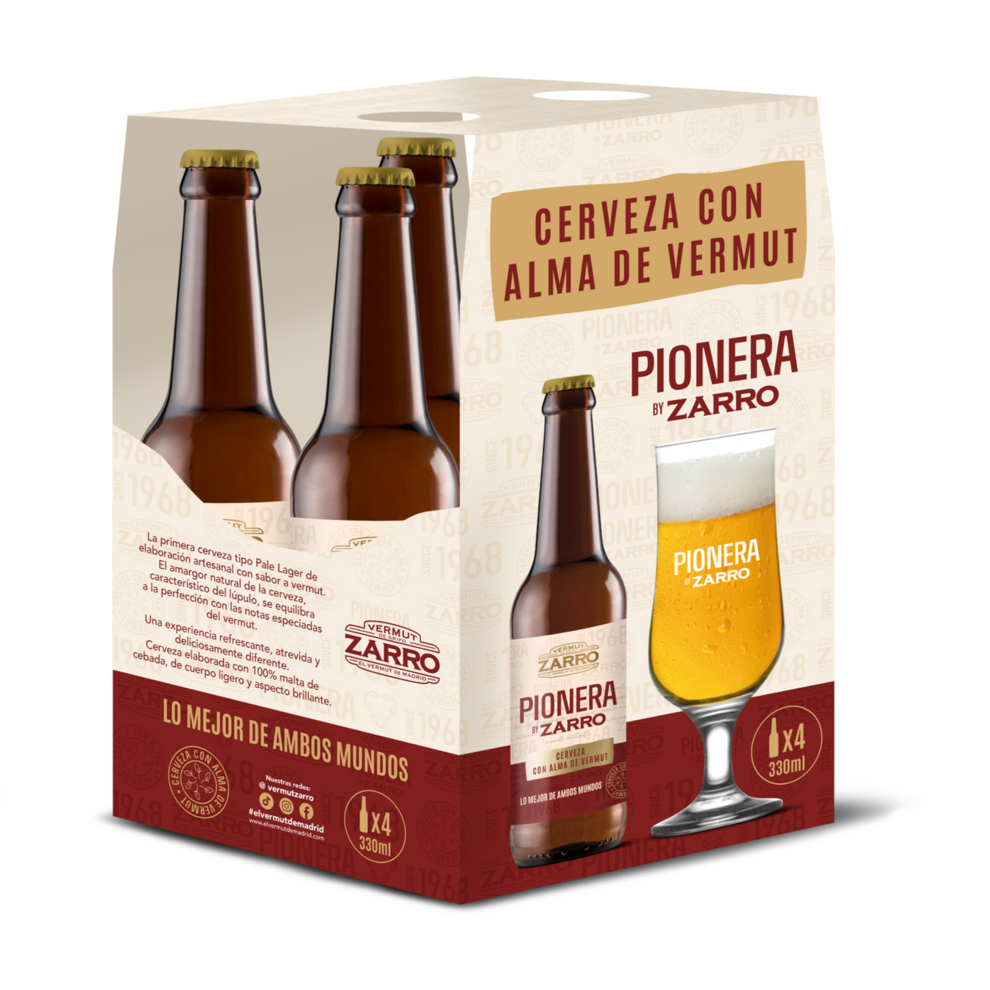 Fourpack Cerveza Pionera