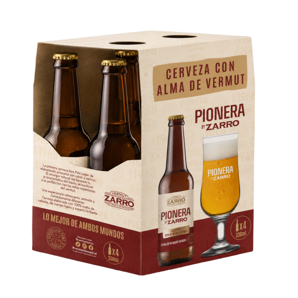 Fourpack Cerveza Pionera