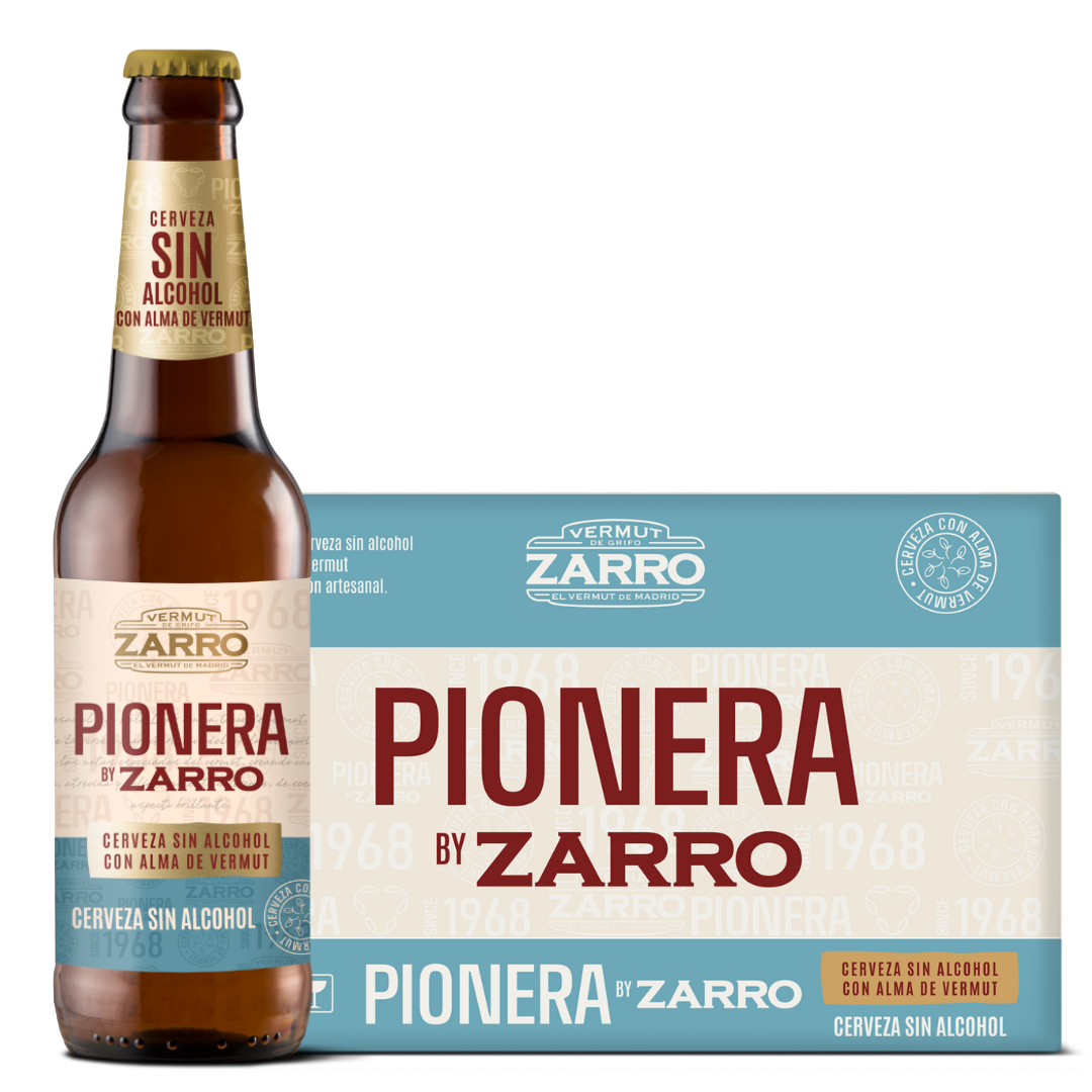 Caja 24 Unidades Cerveza Pionera Sin Alcohol