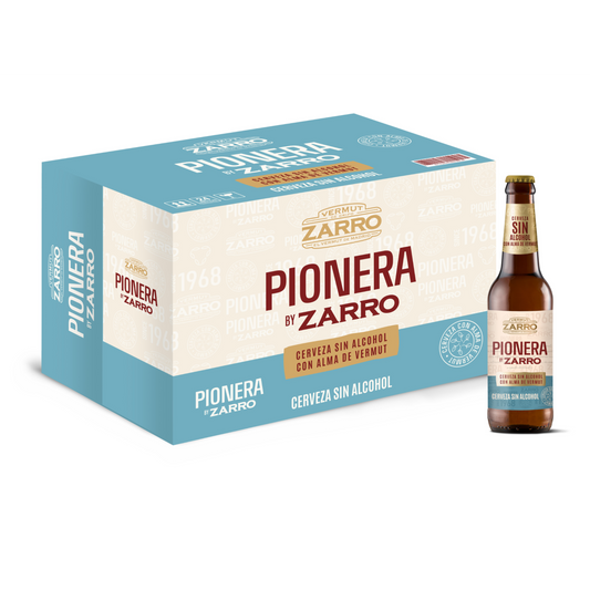 Caja 24 Unidades Cerveza Pionera Sin Alcohol