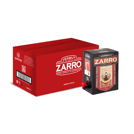Zarro Rojo, pack de 6 de BIB 3L