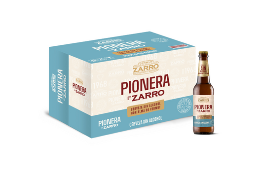 Caja 24 Unidades Cerveza Pionera Sin Alcohol
